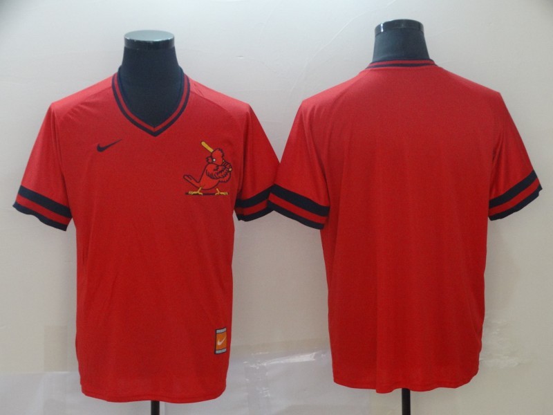 Men's St. Louis Cardinals Red Blank Team Jersey